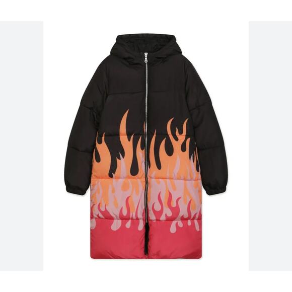 The Ragged Priest Firestarter Puffer Coat Women Sz. Sm NWOT Oversized |Festival - Picture 1 of 11